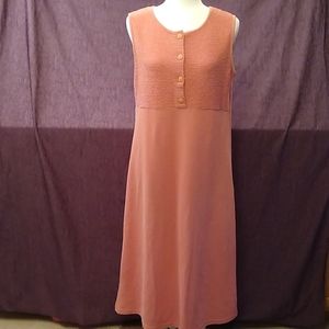 Coral Sleeveless Dress